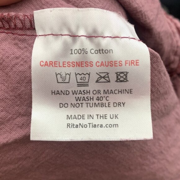 RitaNo Tiara Vest Size Small Purple Ruffled Trim High Low Hem Hook Front NEW - Picture 4 of 4